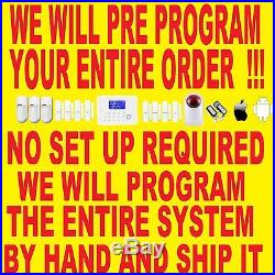 100% Pre-Programmed FORMER TOP REP 4 ADT 12 Years #1 Home Security Alarm System
