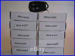 10 Ademco ADT Honeywell 5834-4 Home Alarm Security System Remote Control Key New