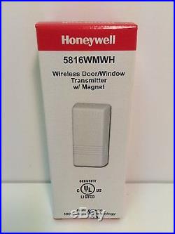 10 Ademco/Adt/Honeywell 5816WMWH Door / Window Transmitter with Magnet (White)