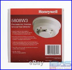 10 Honeywell Ademco ADT 5808W3 Wireless Photoelectric Smoke and Heat Detector
