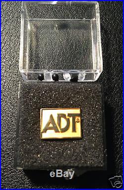 10 Karat Gold Official ADT Lapel Pin / Tie Clip