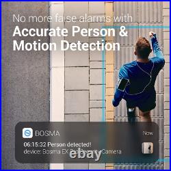 2022 New Bosma EX Pro 2K Spotlight AI Person Auto Tracking WiFi Security