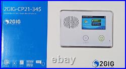2GIG Security Alarm Control Panel 2GIG-GC2E-345 with 4G module and Power Adapter