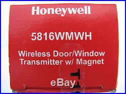 2 Ademco ADT Honeywell 5816WMWH Wireless Entry Detector Door Window Alarm Sensor