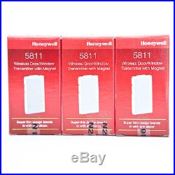 3 Ademco ADT Honeywell 5811 Wireless Door Contact Detector For Home Alarm System