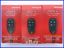 3 Ademco ADT Honeywell 5834-4 Keypad Remote 6160 Custom 6150 Lynx 5100 Plus 3000