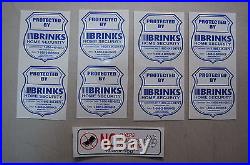 3 BRINKS YARD sign SPECIAL HOME security ALARM 8 +1 bonus sticker FAST SHIPPING