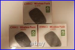 3 DSC WS4938 Wireless 4-Button Remote Alarm Keyfob Battery included