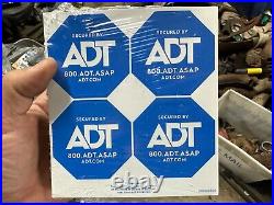 400 NEW ADT Door Window Security Stickers LOT (4x per page 100 pages new sealed)