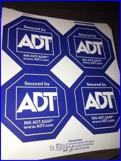 41 Secured By ADT Alarm Security Stickers New 4 Pack