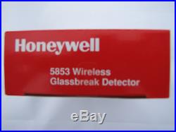 4 Ademco ADT Honeywell 5853 Wireless Glassbreak Alarm Sensor Window Security New