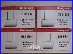 4 Ademco ADT Honeywell 5881 ENH High Receiver Wireless Home Security System NIB