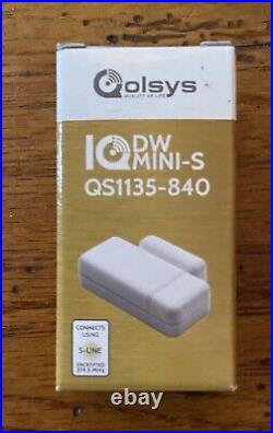 (4) Qolsys IQ DW Mini S Encrypted Door/WindowithGarage Sensor QS1135-840 Brand new