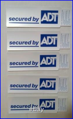 5 ADT Security System Decal Stickers for Windows & Doors Free Shipping