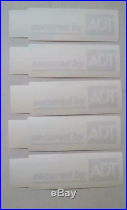 5 ADT Security System Decal Stickers for Windows & Doors Free Shipping