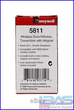 5 Honeywell Ademco ADT 5811 Wireless Door Window Thin Contact Vista 10P 20P Lynx