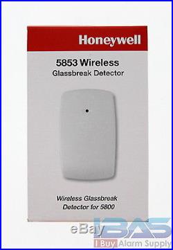 5 Honeywell Ademco ADT 5853 Wireless Glassbreak Alarm Detector Vista 20P Lynx