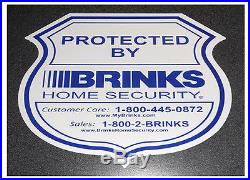 60 Brinks Home security sticker for wall window door burglar protection safehome