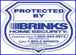 60 Brinks Home security sticker for wall window door burglar protection safehome