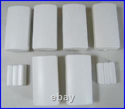 (6) Honeywell Wireless Door / Window Sensors Rf6ct White Adt