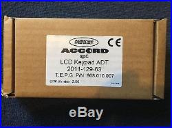 ADT Accord xpC 8 zone control & LCD keypad Brand New Unused
