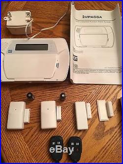 ADT Alarm System includes- Keypad, 2 smoke, 6 motion, 2 remotes & Manual