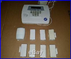 ADT Burglar Home Security Alarm System with 8 Sensors and remote key control