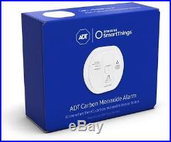 ADT Carbon Monoxide Alarm Battery Operated CO Detector Alert Monitoring Security