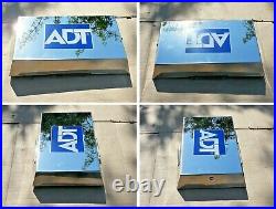 ADT Polished Stainless Steel Twin LED Live Alarm Siren Bell Box LATEST VERSION