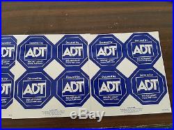 ADT Signs and sticker lot 52 signs 800 stickers
