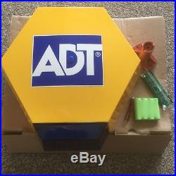 ADT Solar LED Flashing Alarm Bell Box Dummy Kit. + Bracket And Battery