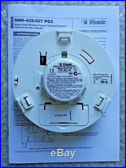 ADT Visonic SMD 426 PG2 Wireless Photoelectric Smoke Detector (868-0)ID200-3195