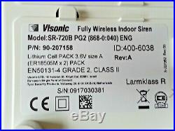 ADT Visonic SR-720B PG2 Wireless POWERG POWERMASTER Siren ID400-6038 (868-0)