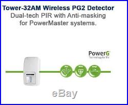 ADT Visonic Tower 32AM PG2 Wireless Dual Technology PIR 90-204857 ID150-6208