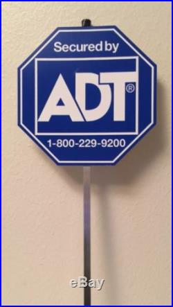ADT home security yard sign