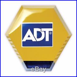 ADT live Bell Box with strobe and alternating flashing LEDS