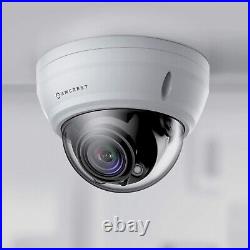 AMCREST UltraHD 8M 4K Varifocal PoE Dome Outdoor Security IP Camera