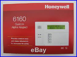 Ademco/Adt/Honeywell 6160 Custom Home Burglar Alarm Wireless Keypad