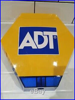 Adt Dummy Bell Box Latest Version Complete With Solar Led's + Battery Pack