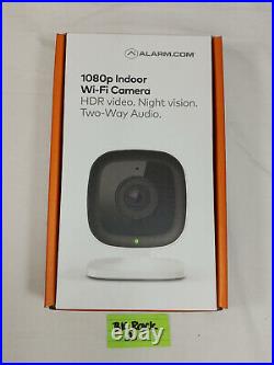 Alarm.com ADC-V515 1080p Wifi Camera HDR Video Two-Way Audio White