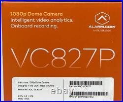 Alarm.com ADC-VC827P Pro Series 2MP Dome Camera (New in Box)