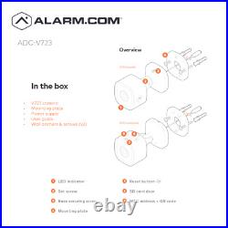 Alarm.com Outdoor 1080p Wi-Fi Camera ADC-V723 Security Camera, HDR, Smart Alerts