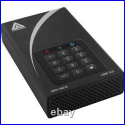 Apricorn ADT-3PL256F-6000 6tb Aegis Padlock Dt Secure Ext Usb 3.0 256bit Aes Hw