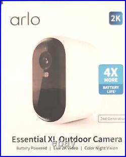Arlo Essential XL 2K Outdoor Wireless Security (2nd Gen) Camera Spotlight