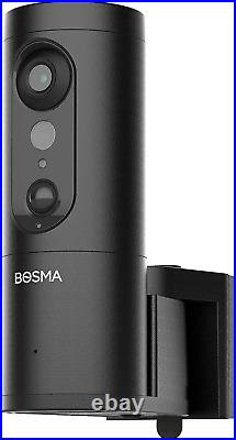BOSMA EX Pro Wired 2K Security Camera Outdoor, 2.4 Ghz Wifi, Auto Spotlight