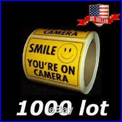 Bulk Security Item Wholesale Lot Video Camera Window Warning Sticker Sign Decals