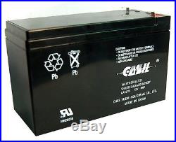 CASIL Genuine CA 1270 ADT First Alert 12VDC 7AH Alarm System Battery + Sticker