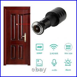 DC 5V Wifi POE IP Camera Door Eye Hole 1080P HD 1.66mm FishEye Lens P2P Peephole