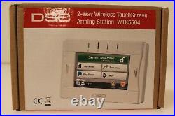 DSC ADT WTK5504 2-Way Wireless TouchScreen Arming Station Keypad