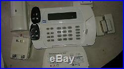 DSC ADT wireless home alarm security system with sensors